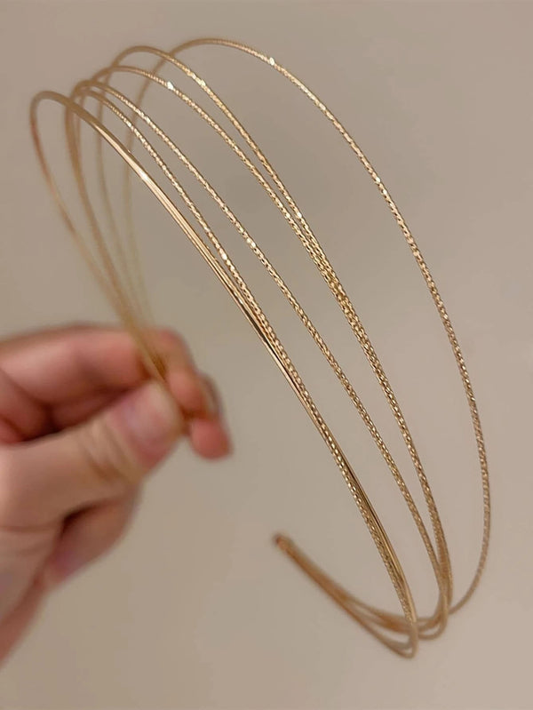 Reriti Layered Design Headband - Gold