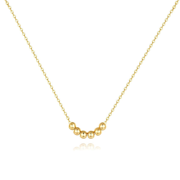 Reriti Intensity 18K gold plated Bead link Necklace