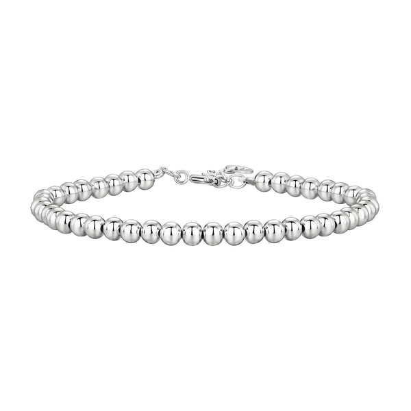 Reriti Intensity Stainless steel Silver Beeded Bracelet