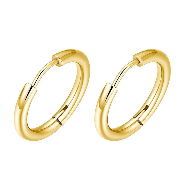 Reriti Intensity 18K gold plated Sleeper Hoop Earrings