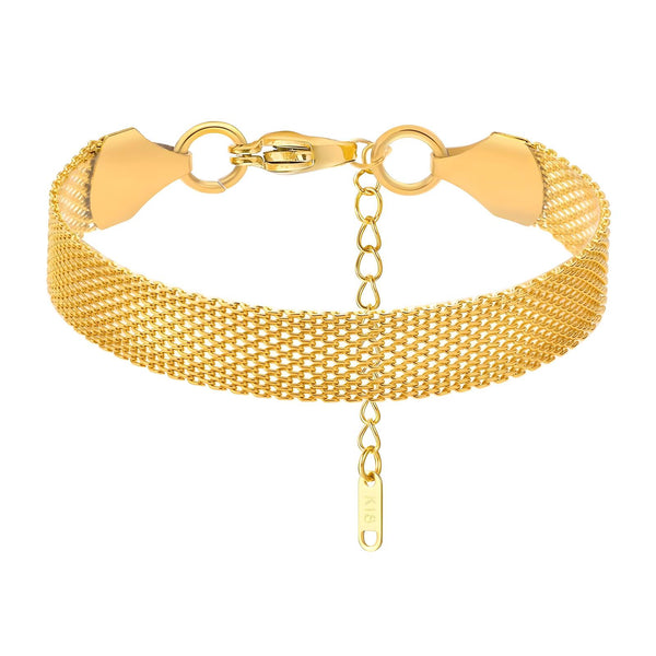Reriti Intensity 18K gold plated Mesh Chain Bracelet