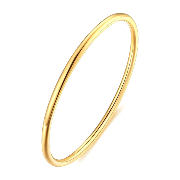 Reriti Intensity 18K gold plated Cylinder Bangle Bracelet