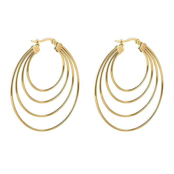 Reriti Intensity 18K gold plated Multi Circle Earrings