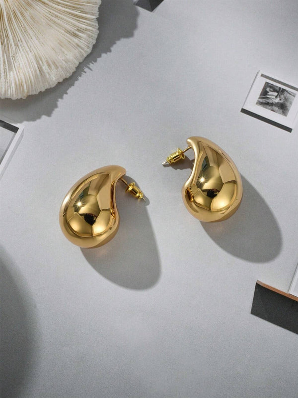 Reriti Tear Drop Earrings - Gold